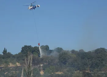 Çanakkale’de tarım arazilerinde çıkan yangın kontrol altına alındı