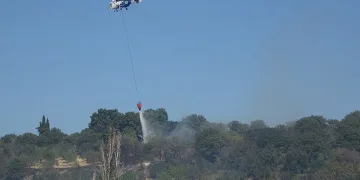 Çanakkale’de tarım arazilerinde çıkan yangın kontrol altına alındı