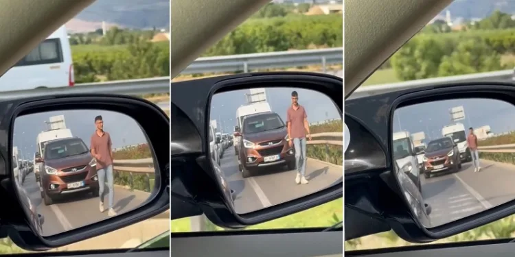 Bursa’da emniyet şeridi işgaline yürüyerek dur dedi