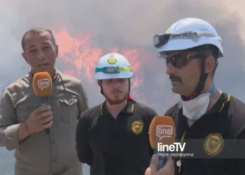 Line TV Bilecik’te yangın bölgesinde: “Yanacak yer kalmadı”