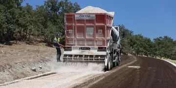 Bursa’da kamyon şarampole yuvarlandı, sürücü araçtan fırladı
