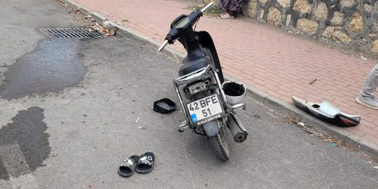 Beyşehir’de motosiklet kazası: 1 ağır yaralı