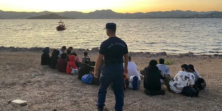 Bodrum’da 20 düzensiz göçmen yakalandı