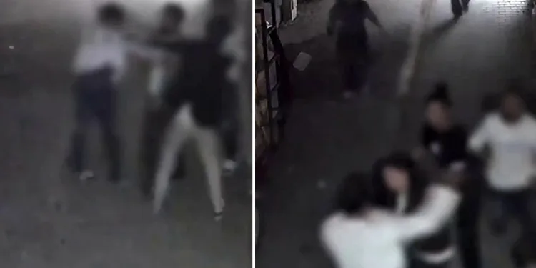 Döve döve bayılttılar, araya giren kızları da darbettiler