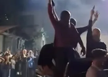 Magandalar düğünde tehlike saçtı