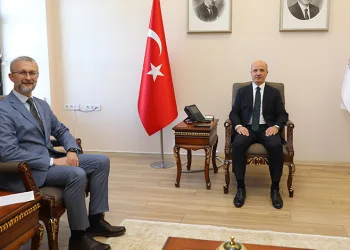 YÖK Başkanı Özvar, Ukrayna’nın Ankara Büyükelçisi Dzhelialov’u kabul etti