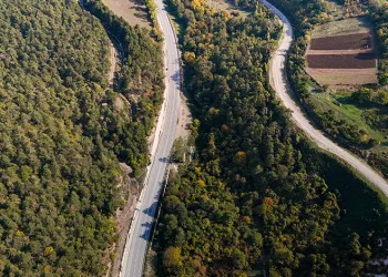 Bolu-Mudurnu kara yolunda sonbahar yolculuğu