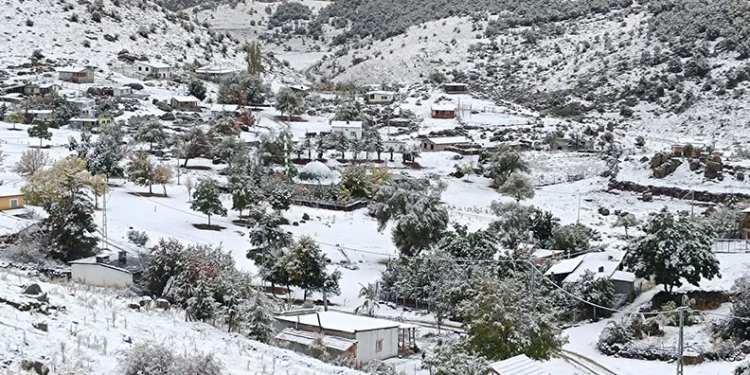 Antalya’nın yüksek kesimleri karla kaplandı