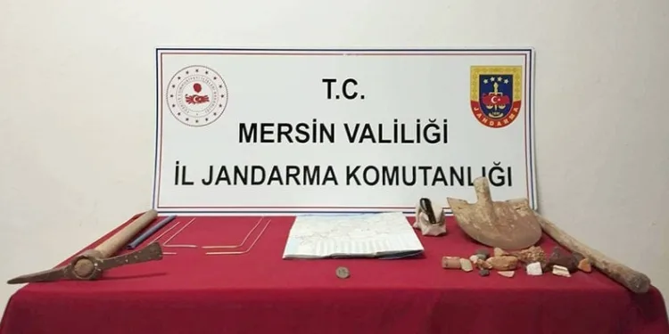 Mersin’de kaçak kazı operasyonu: 4 şüpheli yakalandı