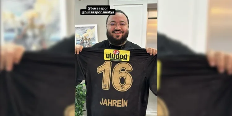 Bursaspor’u destekleyen ”Jahrein”e forma jesti