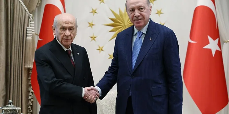 Erdoğan Bahçeli’yi kabul etti