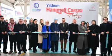 Yıldırım’a hanımeli çarşısı açıldı