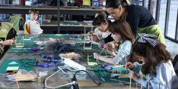 Nilüferli çocukların tatili dolu dolu geçiyor