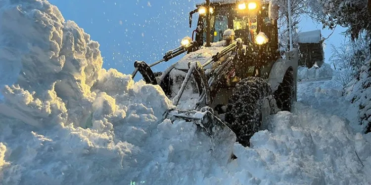 Rize’de 63 köye ulaşım sağlanamıyor