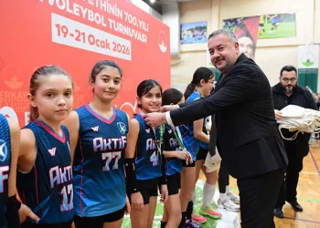 Mini Voleybol Turnuvası’nda ödüller sahiplerini buldu
