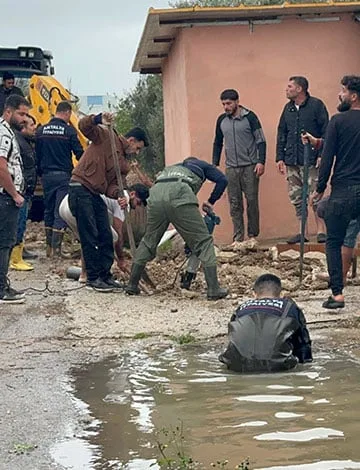 Tahliye kanalına düşen 3 yaşındaki Berra hayatını kaybetti