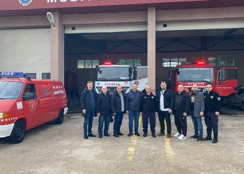 Üsküp’ten itfaiye gönüllü timleri Mudanya’da