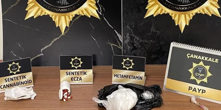 Çanakkale’de uyuşturucu operasyonlarına 5 tutuklama