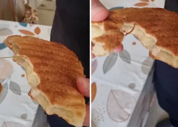 Ekmekten paket lastiği çıktı