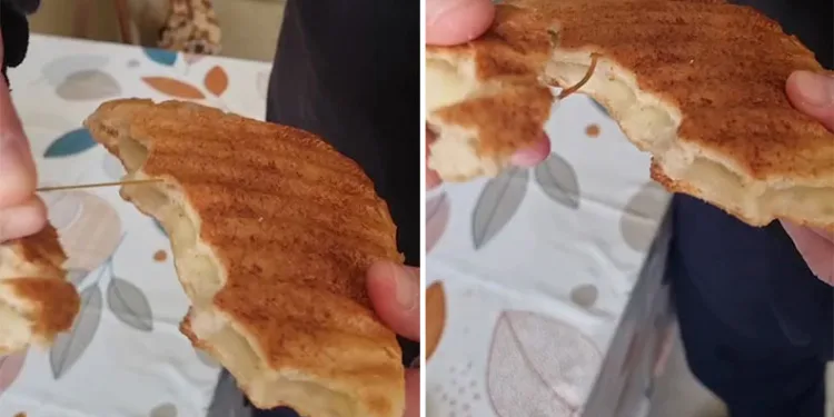 Ekmekten paket lastiği çıktı