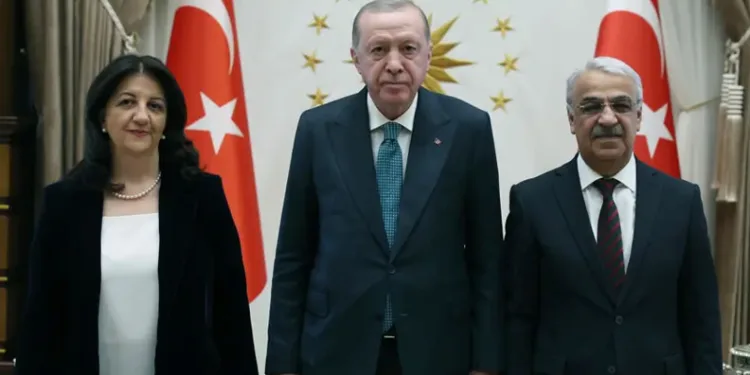 Erdoğan DEM Parti ile görüştü