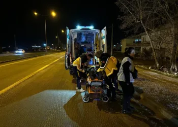 Sarıyer’de elektrikli aracın bataryasında yaşanan parlama kamerada