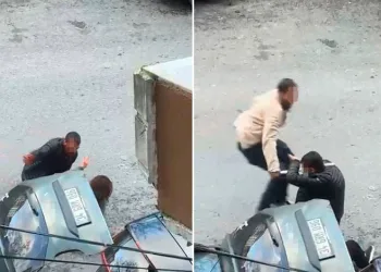 Boşanma aşamasında olduğu eşinin sevgilisine sokakta bıçakla saldırdı