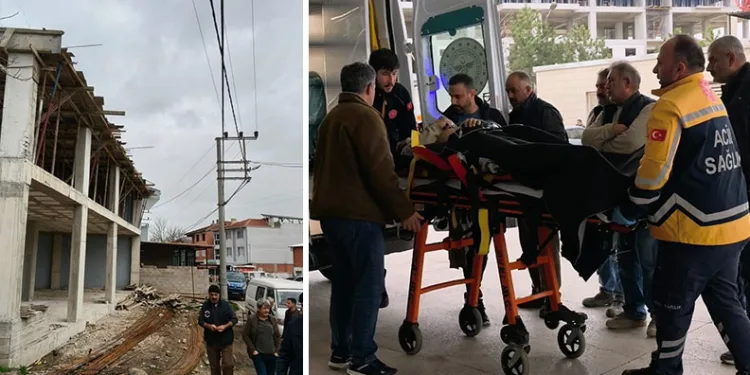 Bursa’da elektrik akımına kapılan işçi 2’nci kattan düştü