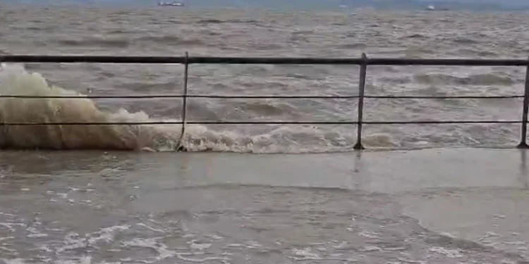 İzmir’de fırtına: Dikili’de deniz seviyesi yükseldi