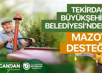 Tekirdağ’da üreticiye mazot desteği başvuruları başladı