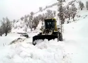 Siirt’te kar yağışı nedeniyle 117 köy yolu ulaşıma kapandı