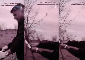 Bursa’da maganda dehşeti kamerada