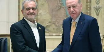 Cumhurbaşkanı Erdoğan, Pezeşkiyan ile görüştü