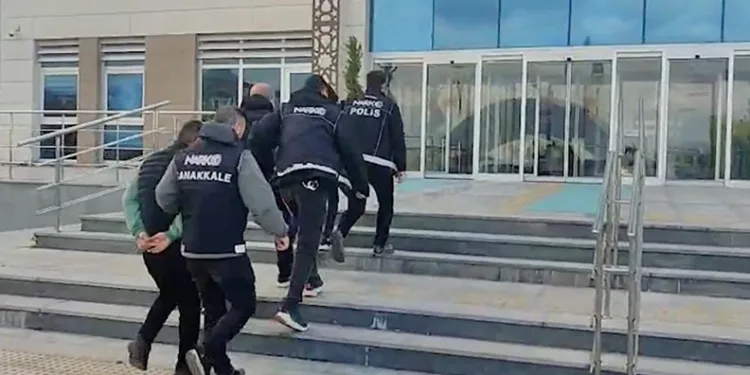 Çanakkale’de narkotik operasyonu: 5 tutuklama