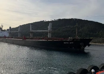 Çanakkale Boğazı’nda makina arızası nedeniyle karaya oturan gemi kurtarıldı