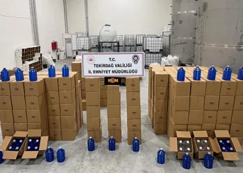 17 ton 815 litre etil alkol ele geçirildi
