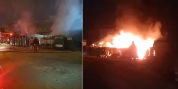 Bursa’da çiftlik, alevlere teslim oldu