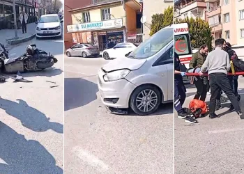 Bursa’da ani dönüş kazaya neden oldu: 1 kişi yaralandı