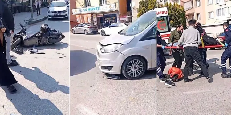 Bursa’da ani dönüş kazaya neden oldu: 1 kişi yaralandı