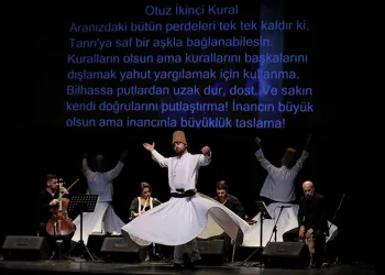 ‘Şems’in 40 Kuralı’ Bursa’da ney tınısıyla hayat buldu