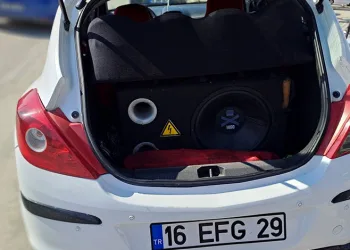 Bursa’da araçta ses sistemi bulunan sürücüye ceza yağdı