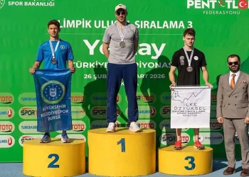 Bursalı sporcu Türkiye ikincisi oldu
