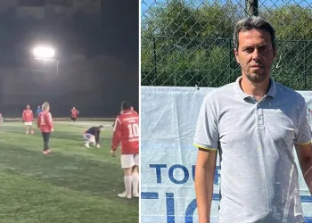 Halı sahada kalp krizi geçirmişti, görüntüleri ortaya çıktı