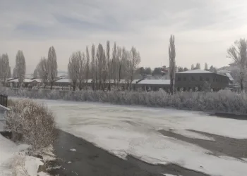 Ardahan’da kar yerini soğuk havaya bıraktı