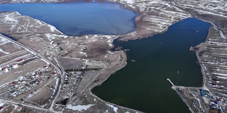 Yüzlerce balık telef olmuştu, o göl yeniden doldu