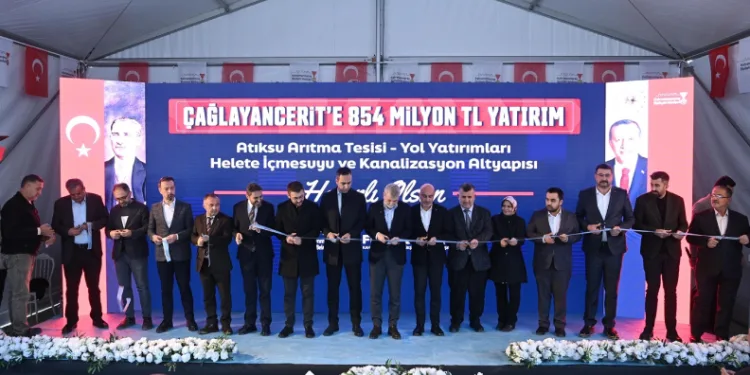 Başkan Görgel: “854 milyonluk yatırımlarımız Çağlayancerit’imize hayırlı olsun”