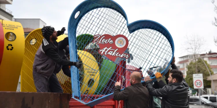 Atakum’a doğa dostu geri dönüşüm kutuları